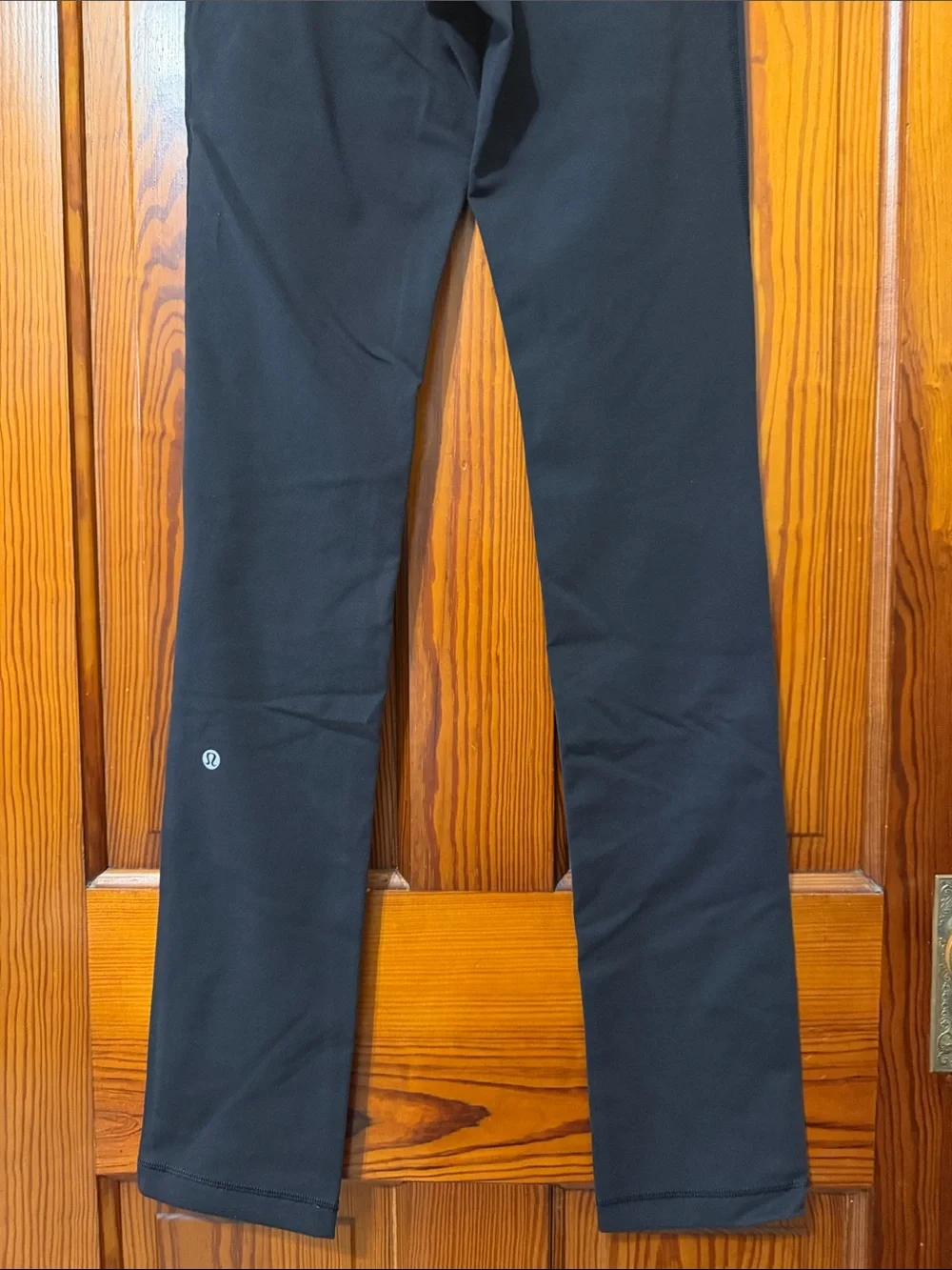 Lululemon Skinny Will Pant Full-On Luon - Black - Yoga Straight Leg Pockets